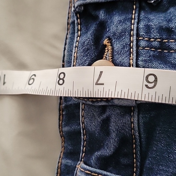 Wonder Nation Girl's Adjustable Waist Cuffed Denim Shorts - Picture 12 of 13